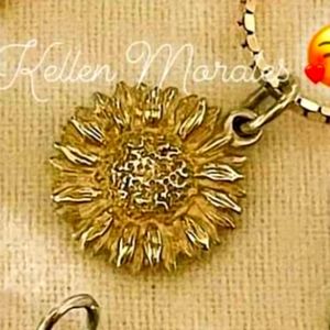 Iso gold James avery sunflower